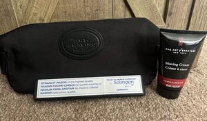 Solingren Taos Straight Razor Black, The Art Of Shaving. New With Cream and Bag. - Picture 1 of 7