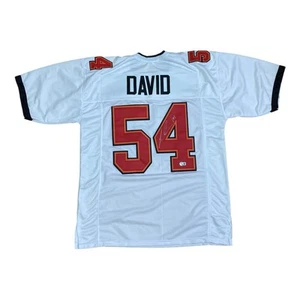 Maglia Lavonte David firmata bianca #54 Beckett Tampa Bay Buccaneers Bucs Nebraska - Foto 1 di 4