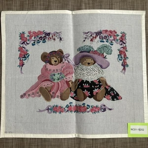 Handgemalte Nadelspitze Leinwand | Victorian GirlBears | **Muss Beschreibung lesen** - Bild 1 von 4