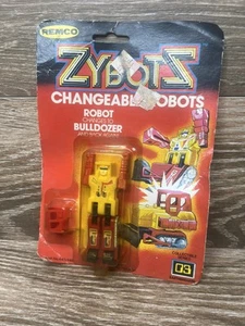 Neu Remco Zybots Transforming Robot Bulldozer Vintage Sammlerstück Neu 1984 - Bild 1 von 7