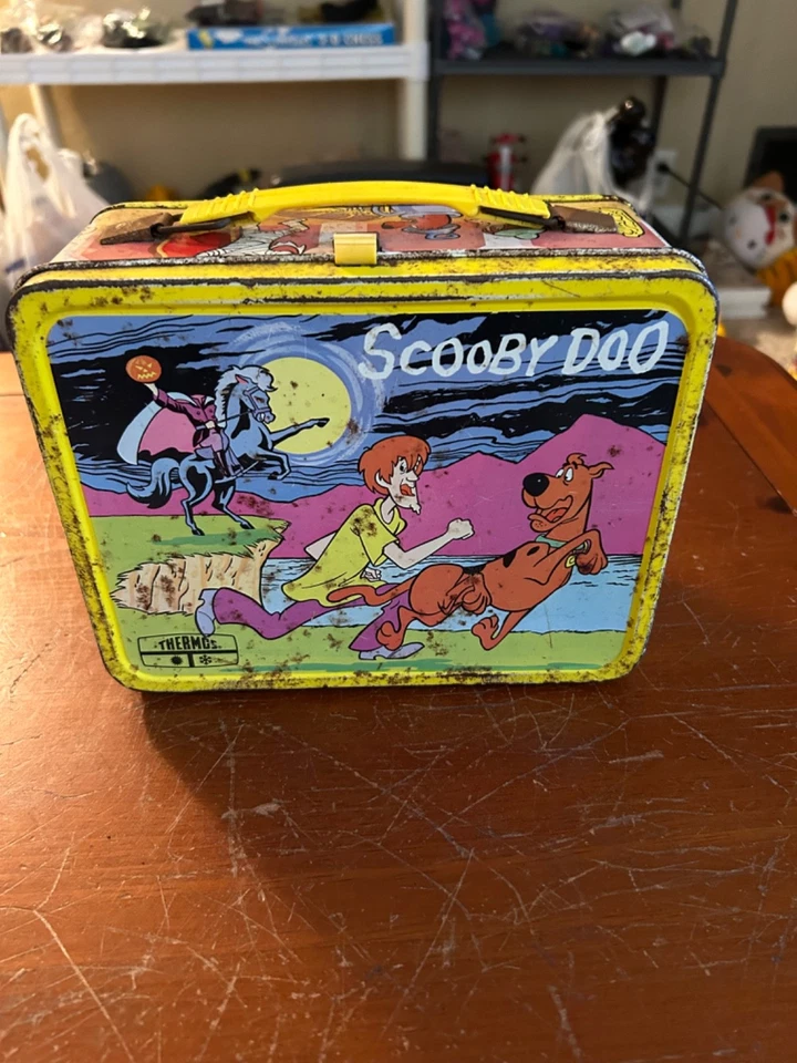 复古 1973 年 Scooby Doo 金属午餐盒 King-Seeley...无保温瓶... — 第 1/4 张图片