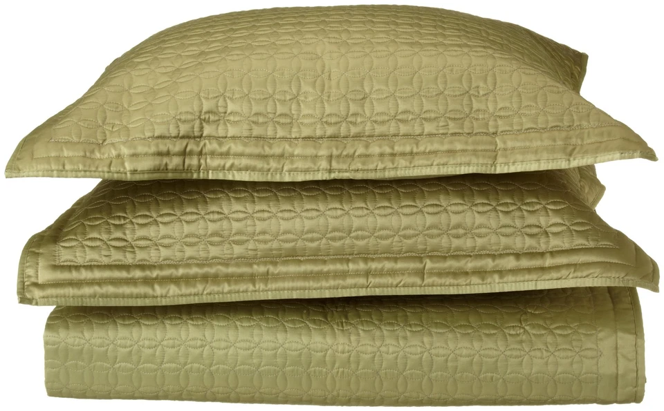 Juego completo de edredón y farsa de moneda antigua Epoch Hometex, Inc, Wasabi Foto 1 de 1