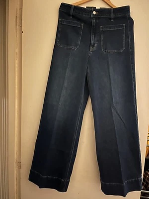 H&M. Wide high jeans size 14.Dark blue. BNWT - Image 1 of 4