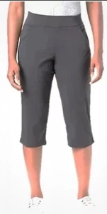 Women's Columbia Omni-Shield Gray Capri Pants Size XL - Picture 1 of 9