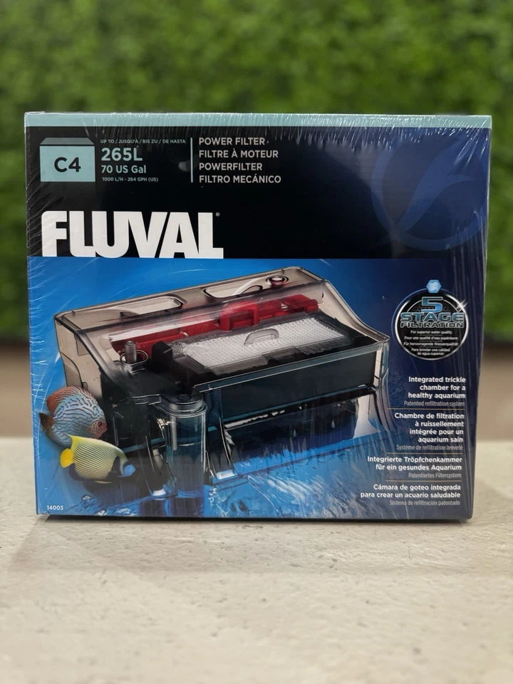 Fluval C4 Power Filter, up to 70 US Gal / 265 L #14003 - Image 1 of 4
