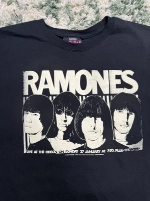 Camiseta Ramones Live at the Odeon Punk Rock Band Concierto Y2K 2006  Foto 1 de 4