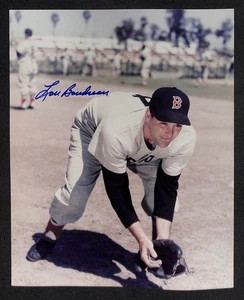 Lou Boudreau - Boston Red Sox - Signed JSA COA/LOA 8x10 Photo Autograph - Picture 1 of 2