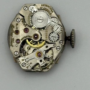Mathey-Tissot 384 Watch Movement Running Manual Wind Vintage Swiss Parts Repair - Picture 1 of 4