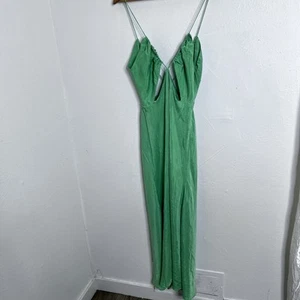 ASOS EDITION Drauwstring cami mini dress Elegant Green Maxi Dress Casual Sz: 6 - Picture 1 of 12