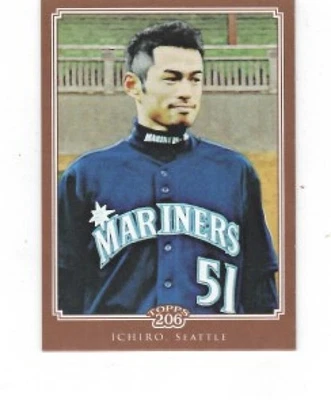 2010 Topps 206 Bronze #52 Ichiro Suzuki Seattle Mariners NM-MT ID:54607 ID:54607 - Image 1 of 2