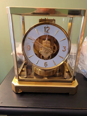 Vintage 1940's Jaeger LeCoultre Atmos Clock 15 Jewels Serial # 196534 Cover