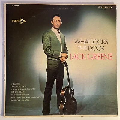 Jack Greene ‎– What Locks The Door Vinyl, LP 1967 Decca ‎– DL 74939 Foto 1 de 3
