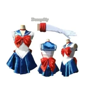 Sailor Moon Mars Anime Matroos Cosplay costume Maan Figuur Uniform Fancy Dress - Picture 1 of 20