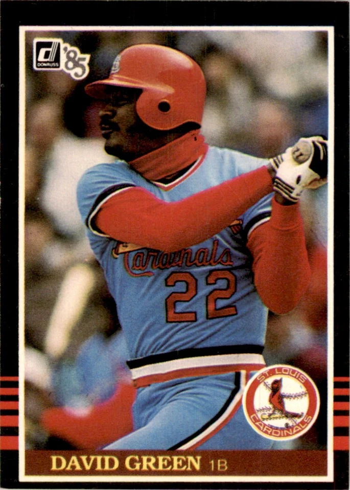 1985 Donruss David Green Baseball Cards #303 - Image 1 of 2