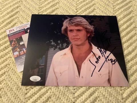 John Schneider Signed 8 X 10 Photo JSA Authentication COA Dukes Of Hazzard Bo Cover