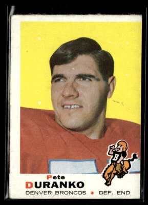 1969 Topps #182 Pete Duranko VG/G - Image 1 of 2
