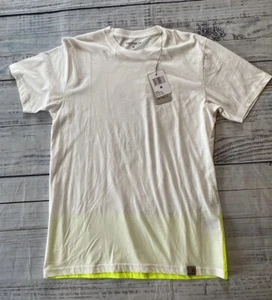 Camiseta Carhartt Porter para Hombre M Blanca/Neón Nueva con Etiquetas Ligero Tirón en el Cuello - Imagen 1 de 6