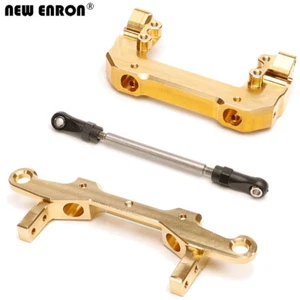 1:10 F/R Brass Servo Base Bumper Body Post Mount for RC Axial SCX10 III AX103007 - Picture 1 of 32