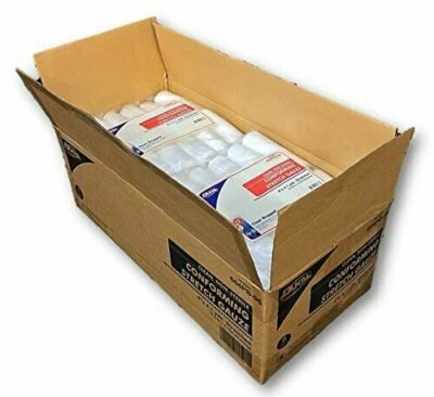 1 Case of Conforming Stretch Gauze, 96 Individual Wrap Rolls, 4"x4.1yds Dukal - Image 1 of 3