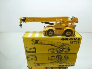 NZG 149 GROVE RT75S TELESCOPIC MOBILE CRANE - YELLOW 1:50 - GOOD IN BOX - Imagen 1 de 10