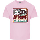 Youre Looking at an Awesome Assistant Mens Cotton T-Shirt Tee Top