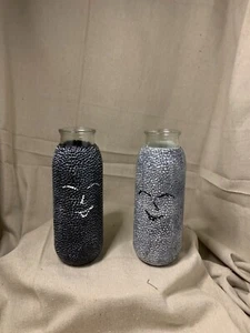 Happy face vases set of 2 - Picture 1 of 3