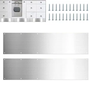 Door Kick Plates Stainless Steel Kick Plate Metal Kick Plate For Doors Decor - Picture 1 of 10