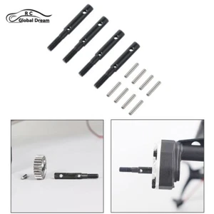 4PCS Steel Front Rear Portal Stub Axle Drive Shaft for 1/10 Axial Capra SCX10III - Picture 1 of 9