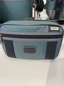 NEW Tumi Fremont MCGUIRE Ballistic Nylon TRAVEL DOPP KIT - DARK OPAL GREEN - Picture 1 of 3