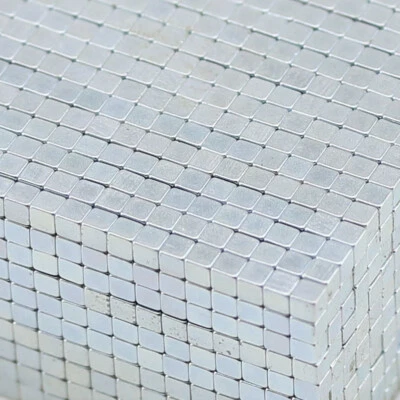 10 NEODYM WÜRFEL MAGNETE 2x2x2 mm NdFeB N42 QUADER MODELLBAU MINIATUR 180 G MINI - Bild 1 von 3