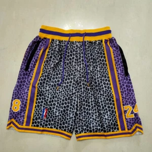 Legend #8 #24 Mamba Bryant Type Basketball Shorts Hip Hop Sewn With Pockets - Picture 1 of 5