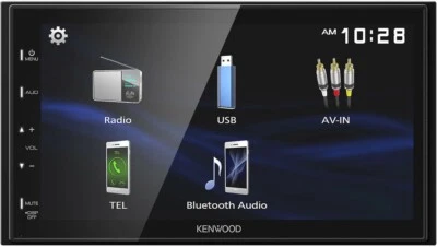 Kenwood DMX129BT Double-DIN Touchscreen Multimedia Receiver - Image 1 of 4