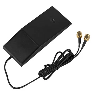 PC Wireless Antenna WiFi AC Bluetooth Signal Extender RP-SMA Swivel Panel 6dBi - Picture 1 of 10
