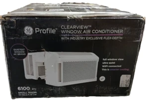 GE Profile Clearview Ultra Quiet 6,100 BTU 115V Window Air Conditioner New - Picture 1 of 6