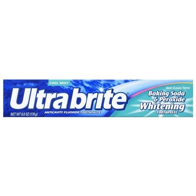 MY STORE Ultra Brite Backpulver & Peroxid Cool Mint Zahnpasta 170 g, Ablaufdatum 9/25