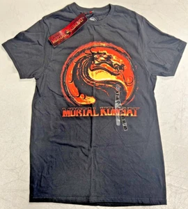 Mortal Kombat Logo T-Shirt Adult Size Small S New With Tags - Picture 1 of 5
