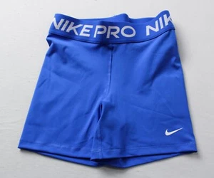 Nike Women's Pro 365 Dri-FIT Hugging 5" Shorts BL1 Hyper Royal/White Small NWT - Picture 1 of 5