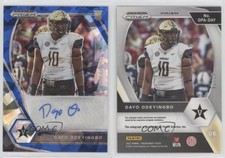 2021 Panini Prizm Draft Picks Blue Ice /75 Dayo Odeyingbo Rookie Auto RC