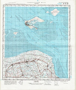 Mapas topográficos militares soviéticos rusos - BORKUM (Países Bajos) 1:100K, ed. 1978 - Imagen 1 de 3