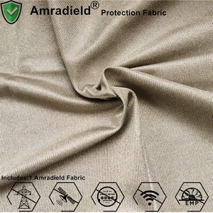 EMF Protection/Radiation Shielding ElectroMagnetic Fabric-Silver Fiber Knitting - Picture 1 of 6