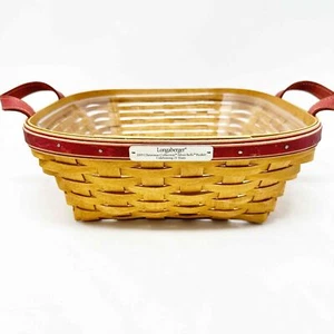 Longaberger Basket 2005 Christmas Silver Bells 25th Anniversary Signed NEW - Picture 1 of 11