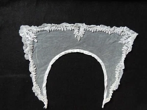 Ancien petit col blanc brodé - Mercerie tissus ancien - Bild 1 von 3