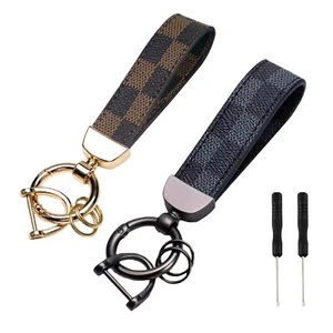 2er Pack Luxus, Designer Style Schlüsselanhänger - Elegant & Langlebig - Bild 1 von 8