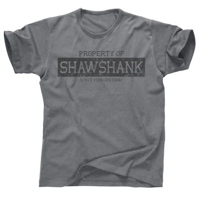 The Shawshank Redemption Penitentiary Prison Andy Dufresne 90s Movie Tee T Shirt - Image 1 of 4