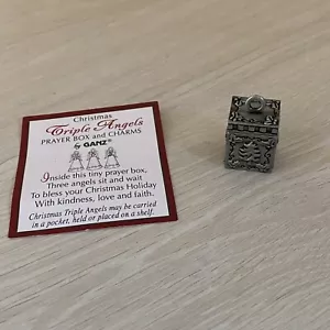Ganz Christmas Charm - Prayer Box with Triple Angels Magnetized Great Shape - Picture 1 of 5