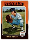 1975 Topps Fran Healy 251 Kansas City Royals Baseball Card