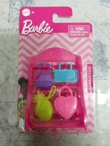 👛NEW Barbie Doll Fashion Pack of Purses Pack(4pc) with Shelf👛 - Picture 1 of 3