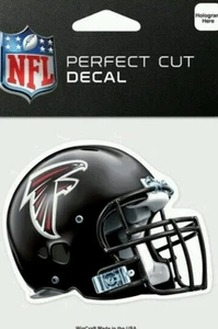 Atlanta Falcons Helmet Logo 4x4 Perfect Cut Car Window Decal See Description - Picture 1 of 1