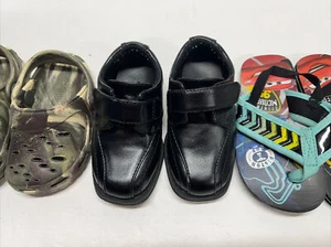 SET OF 3 TODDLER SHOES, SANDALS AND FLIP-FLOPS - Picture 1 of 6