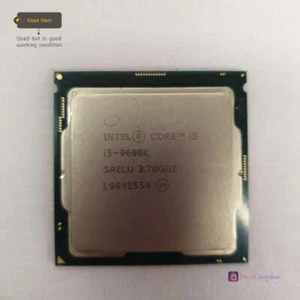 INTEL CORE I5-9600K SRELU @ 3.70GHz L904E554 CPU PROCESSOR - Picture 1 of 3